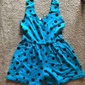 Vintage Polkadot Romper